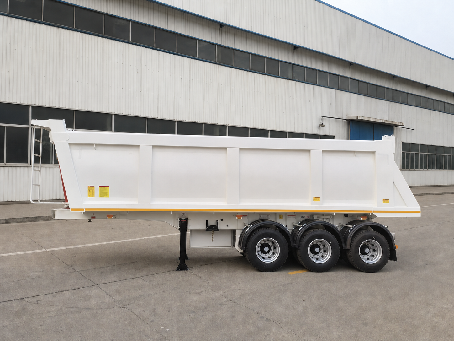 Bulk Unloading Semi Trailer