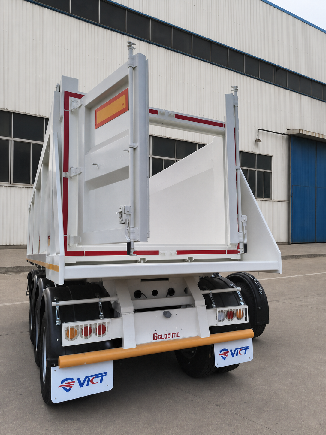 Bulk Unloading Semi Trailer view 5