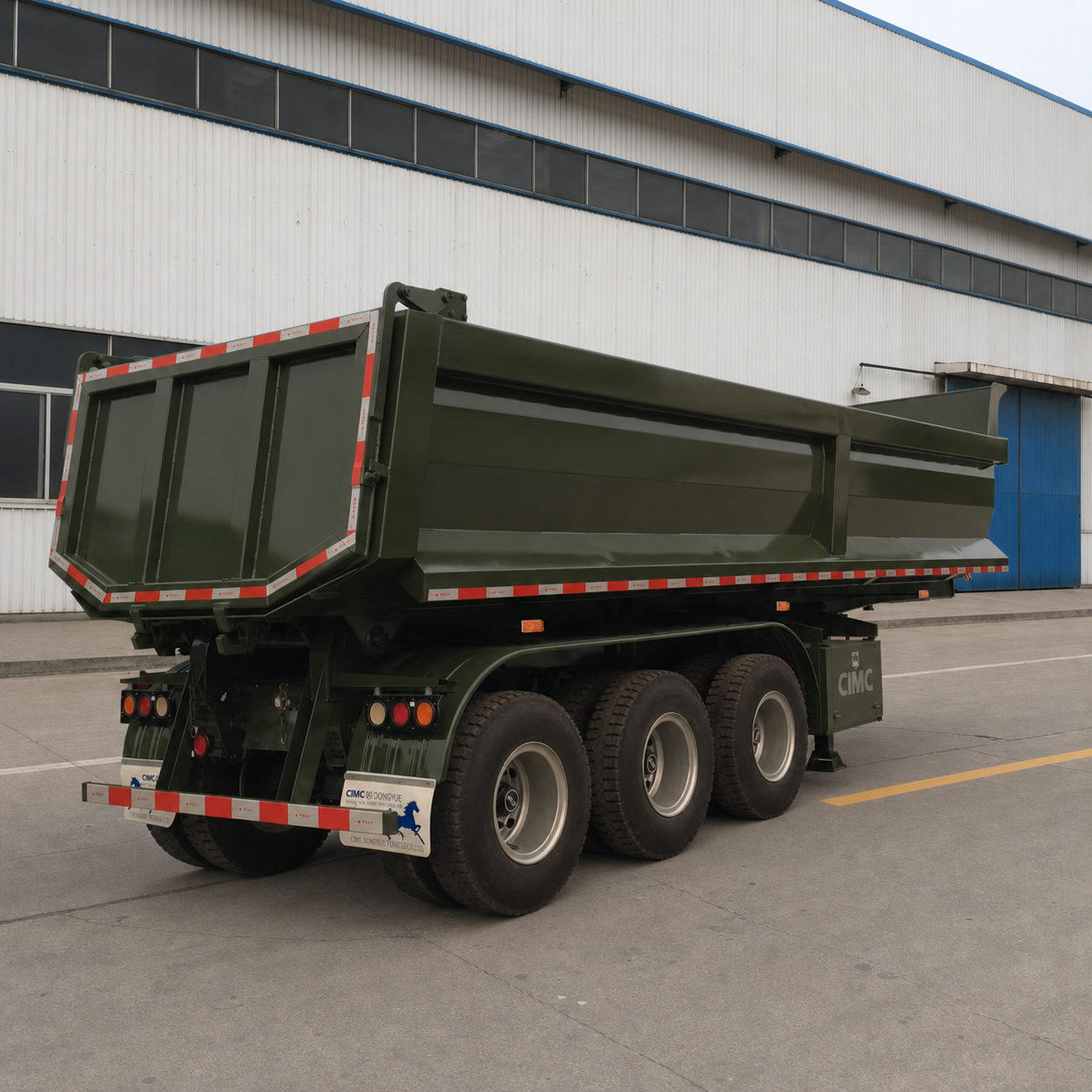 Heavy Duty Dump Semi Trailer view 4