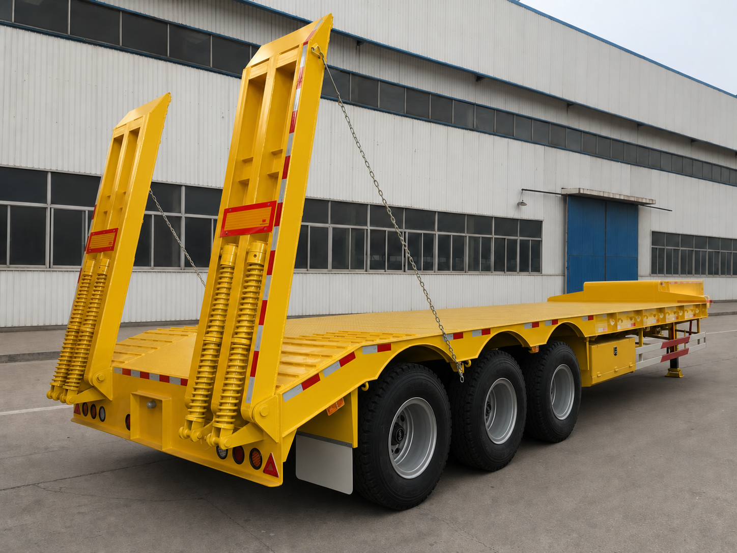 Heavy Duty Flatbed Semi Trailer